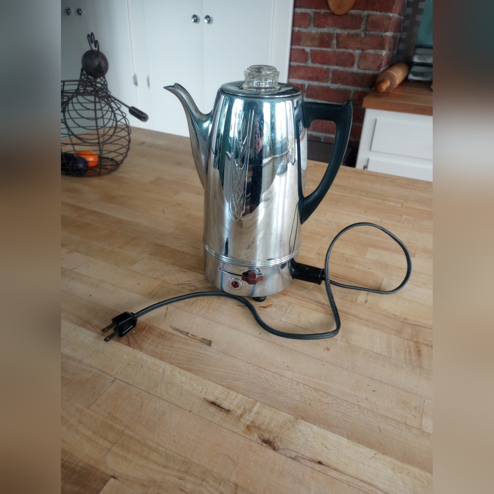 Vintage coffee percolator